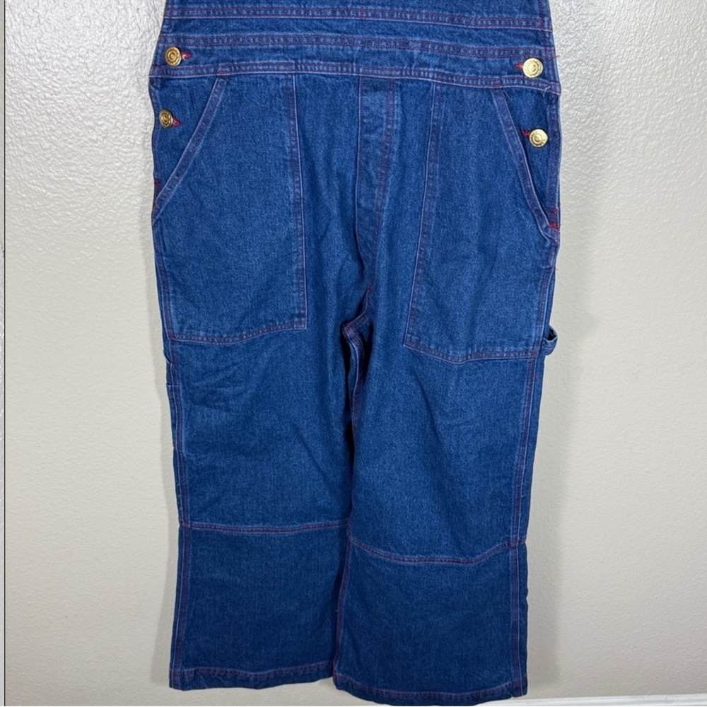 Big Bud Press Carpenter Overalls in Dark Wash - Picture 5 of 8